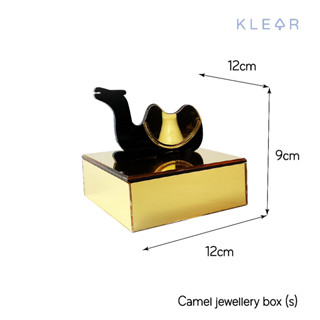 KlearObject Camel jewellery box (S) กล่องใส่เครื่องประดับ Luxury กล่องใส่เครื่องสำอางค์อะคริลิคสีทอง กล่องอะคริลิค