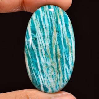 1 Pc Random Pick Natural Amazonite Wholesale Price Stone Cabochons Handmade And hand polished for Making Jewelry