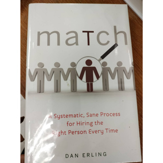 หนังสือภาษาอังกฤษหมวดการดำเนินธุรกิจการลงทุน(ปกแข็ง)#Match Hardcover by Dan Erling  (มือสองสภาพดี)