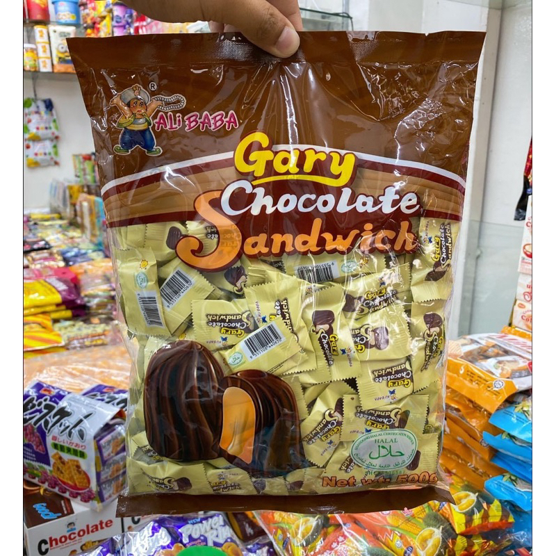 Gary Chocolate sandwich ตราอลีบาบา(ช็อกโกแลตแซนวิช)