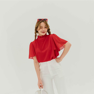 Kimmame - เสื้อ รุ่น Elsa Chiffon Blouse 5 สี