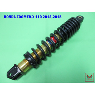 HONDA ZOOMER-X 110 (2012-2015) "YSS" REAR SHOCK “GOLD” SPRING "BLACK" (1 PC)  / โช๊คอัพ โช๊คหลัง กระบอกทอง สปริงดำ