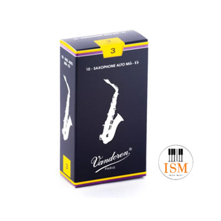 Vandoren ลิ้นอัลโต แซกโซโฟน Alto Saxophone Reeds รุ่น Traditional NO.3 (Box of 10)