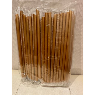 หลอดตรงปลายแหลม 8 มิล หุ้มฟิล์ม 100 เส้น จากร้านหลอดงอ ตราแมว ค่ะ ดูดไข่มุกไม่ได้ค่ะ ยาว 21 เซ็น