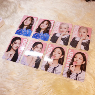 💕พร้อมส่ง🖤 โฟโต้การ์ดออฟฟิเชี่ยล เจนนี่ จีซู ลิซ่า โรเซ่ BLACKPINK × OREO photo card Jennie Jisoo Lisa Rosé