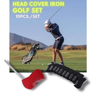 ปลอกครอบหุ้มชุดกอล์ฟเหล็ก Head cover iron golf set