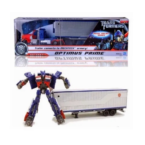 [RARE+] TRANSFORMERS 3 DARK OF THE MOON MECHTECH ARMORY DX OPTIMUS PRIME with TRAILER ของแท้ 100%