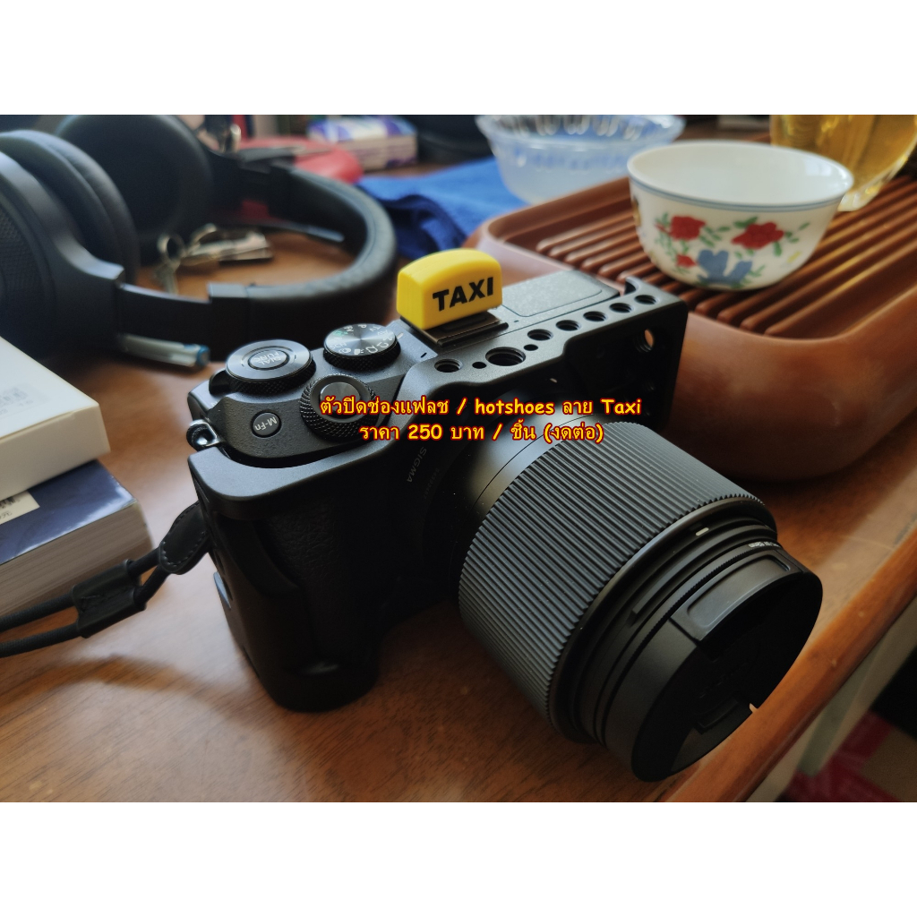 Item ยอดนิยม !! Hotshoes Cover ตัวปิดช่องแฟลช ลาย Taxi Sony A6000 A6300 A6500 A7 A7C 7R IV A7S A7II 