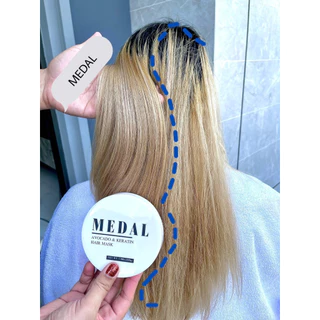[ของแท้] MEDAL มาส์ก อะโวคาโด แก้ผมเสีย ผมช็อต Keratin มาส์กผมเคราตินฝรั่งเศส