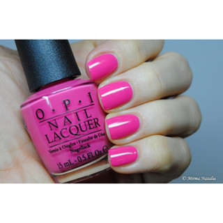 OPI - Strawberry Margarita ยาทาเล็บเนื้อครีม สีชมพูน่ารักสดใสรับซัมเมอร์มากกค่า แท้ 100%