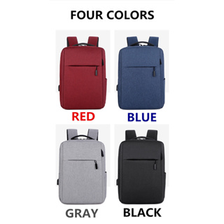 Multifunction USB charging แฟชั่นกระเป๋าเป้สะพายหลังสำหรับผู้ชาย แล็ปท็อป Men Laptop Backpack กระเป๋าและเป้สะพายหลัง