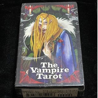 Tarot_raredecks-The Vampire Tarot-Nathalie Hertz, U.S. Games,2000 -Tarot card/deck/ไพ่ทาโรต์/ไพ่หายาก/แท้/rare/ไพ่แรร์