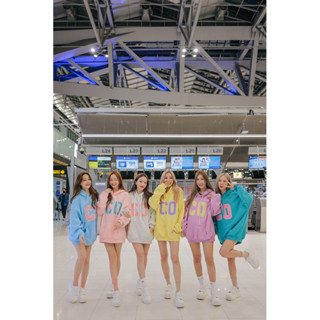 สินค้ามือ 1 แบรนด์ Coat Over   CO0187 SWEATER HOODIES PASTEL CO