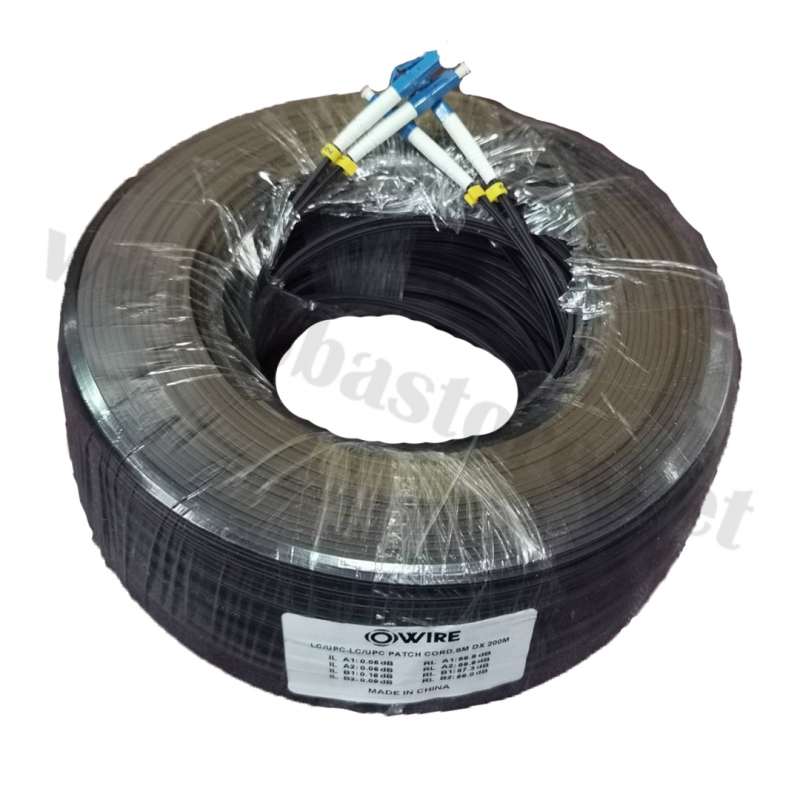สายสำเร็จไฟเบอร์ออฟติก LC/UPC-LC/UPC 2 CORE 400M