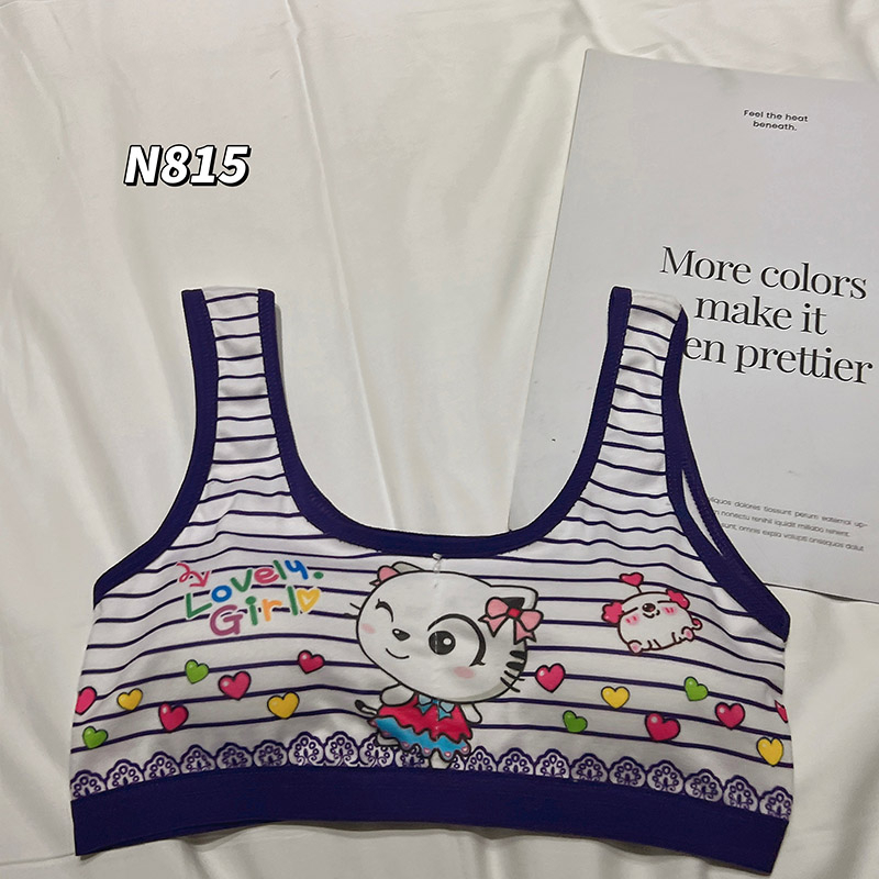 ชุดชั้นในเด็กอายุ ชุดชั้นในเด็กผู้หญิงบราฟองน้ำผ้านิ่มใส่สบาย 8-16 ปีรอบอก 20-34 นิ้ว sport bras NO.N815 - รูปที่ 3
