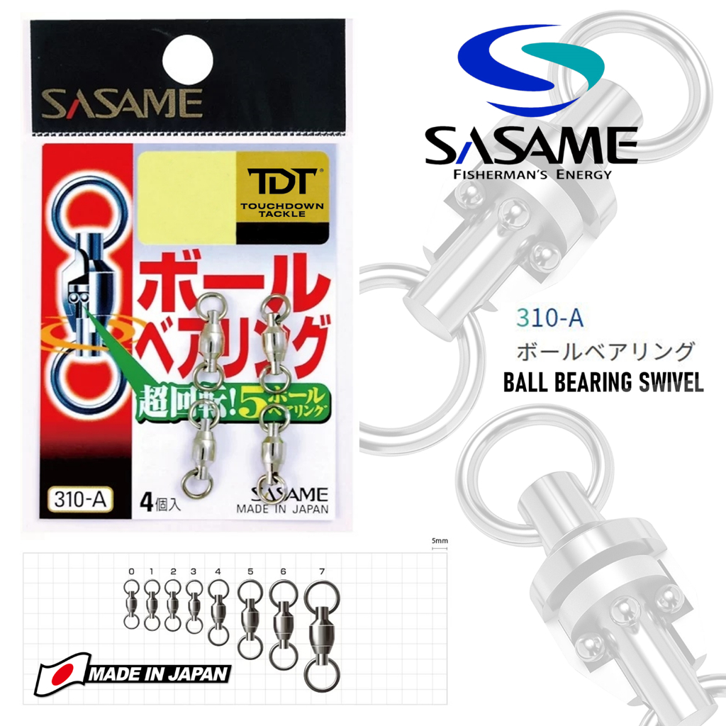 SASAME 310-A BALL BEARING SWIVEL *** ลูกหมุนแบริ่ง ของแท้ 100% ***