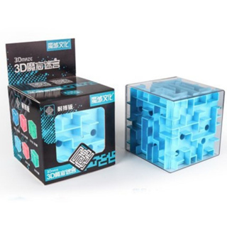 🔥พร้อมส่ง🔥 เกมเขาวงกต แบบใสหกด้าน MOYU 3D Puzzle Maze Cube ขนาด 60x60 80x80 95x95 魔域文化3d立体迷宫 | ของเล่นเด็ก ของเล่นนำเข้า