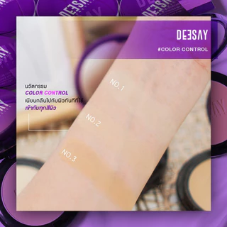 Deesay mini แป้งดีเซย์ รุ่นมินิ 4.8กรัม Deesay Bright Skin Color Control Foundation Powder SPF 30 PA+++ DSMN01 - 03