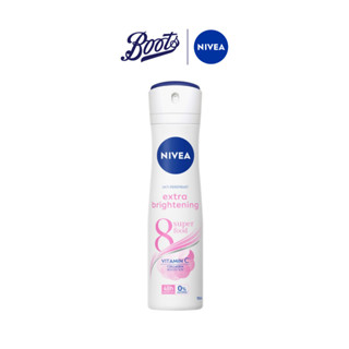 นีเวีย สเปรย์ระงับกลิ่นกาย สูตรเอ็กซ์ตร้า ไวท์เทนนิ่ง 150 มล. : Nivea Extra Brightening 150ml.