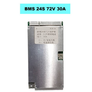 BMS LiFePo4 3.2V 24S 72V 30A บอร์ตป้องกันแบตเตอรี่