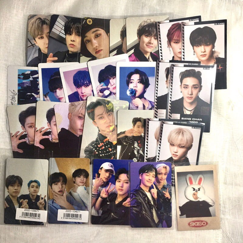 การ์ด / Photo card : Stray Kids (2) han , felix , seungmin , jeongin