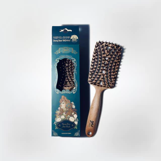 YAO Strong Boar Brush Wooden Texture หวีขนหมูป่าแท้ สำหรับบำรุงเส้นผมให้เงางามเป็นธรรมชาติ สำหรับผมหนา