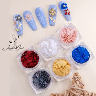 ชุดแต่งเล็บเกล็ดไมก้าหลากสีคุณภาพดี แบบบางมีทั้งหมด6สี