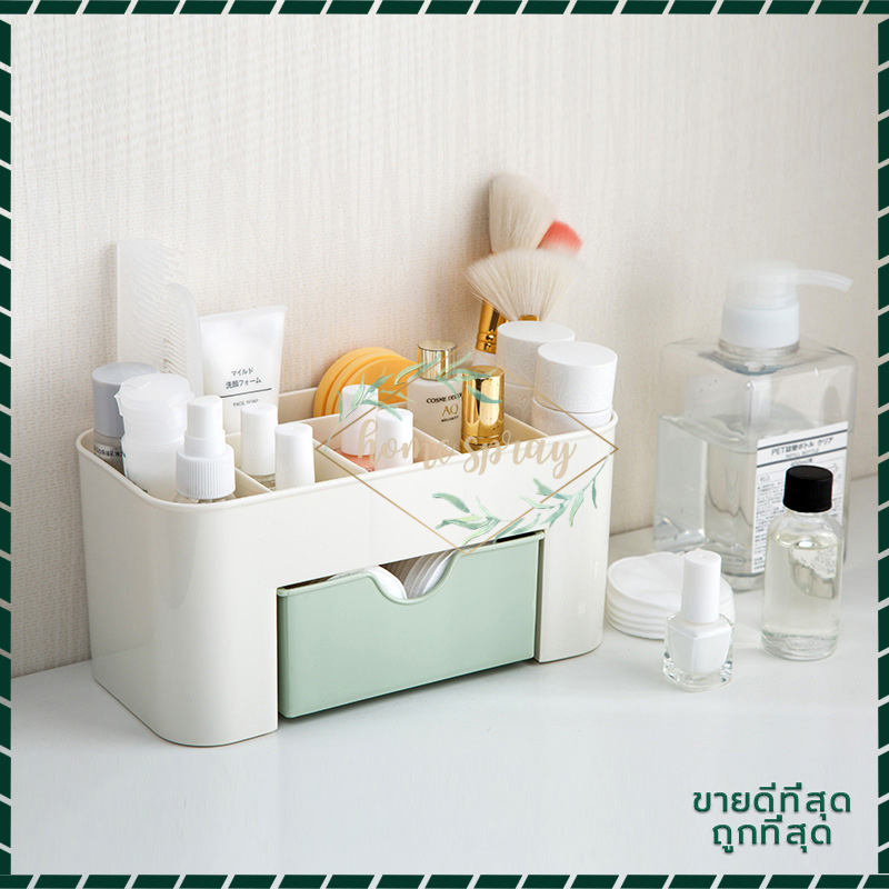 กล่องใส่เครื่องสำอาง กล่องใส่ของ 6 ช่อง ที่ใส่เครื่องสำอาง กล่องเก็บเครื่องสำอางค์ พร้อมลิ้นชัก กล่องอเนกประสงค์ - รูปที่ 2