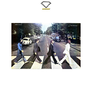 💎Intelligent | โปสเตอร์ The Beatles - Abbey Road | ขนาด 23.5x34.5 นิ้ว | x 1 แผ่น เดอะบีเทิลส์ โปสเตอร์วงดนตรี