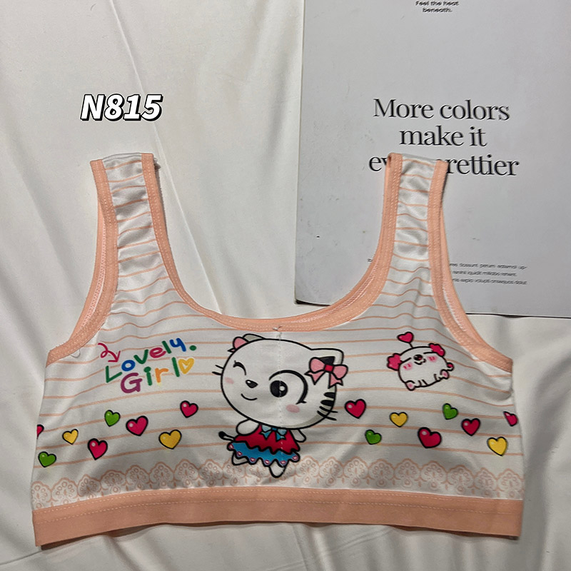 ชุดชั้นในเด็กอายุ ชุดชั้นในเด็กผู้หญิงบราฟองน้ำผ้านิ่มใส่สบาย 8-16 ปีรอบอก 20-34 นิ้ว sport bras NO.N815 - รูปที่ 4