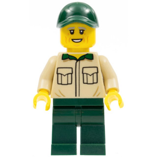 [ Minifigures ] มินิฟิก Lego - Park Worker Male : Town City (cty1353) ราคา/ชิ้น