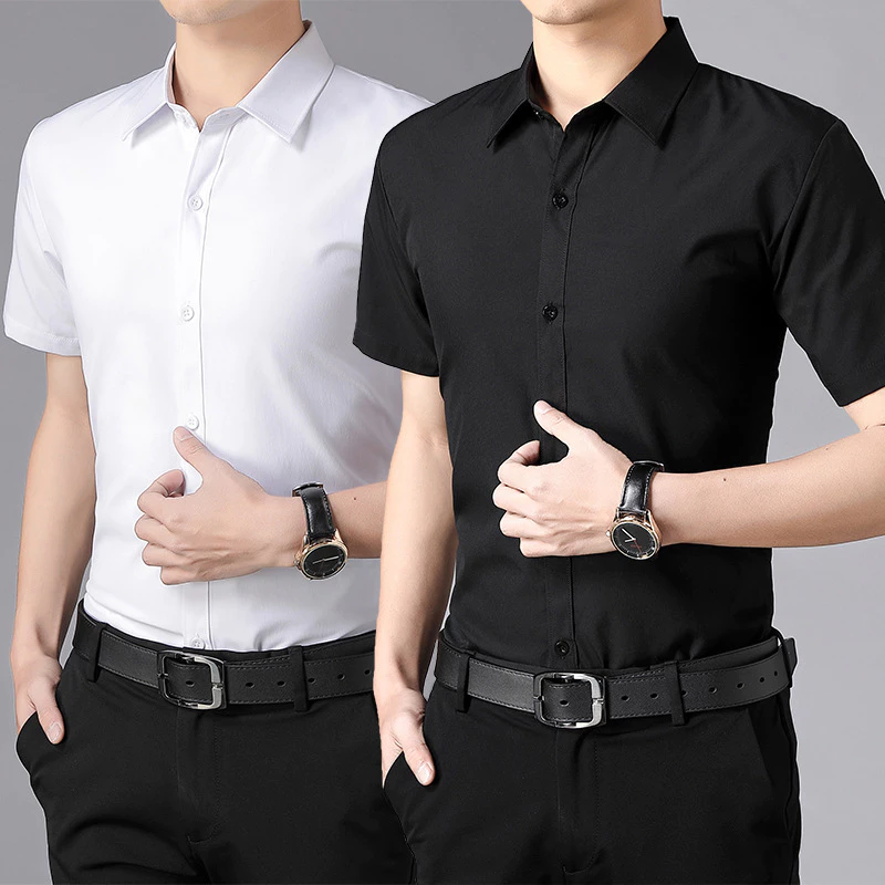 clothes เสื้อเชิ้ตแขนสั้นผู้ชาย ใส่ทำงาน รุ่น 3137