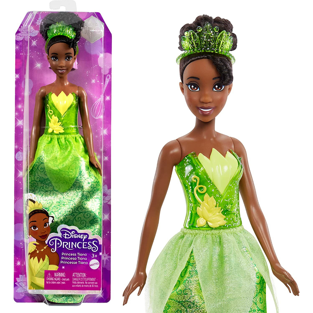Disney Princess Tiana ตุ๊กตาเจ้าหญิงดิสนีย์ ทิอาน่า ลิขสิทธิ์แท้ HLW04