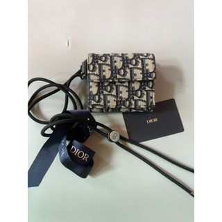 Dior D-Touch Trifold Wallet with strap