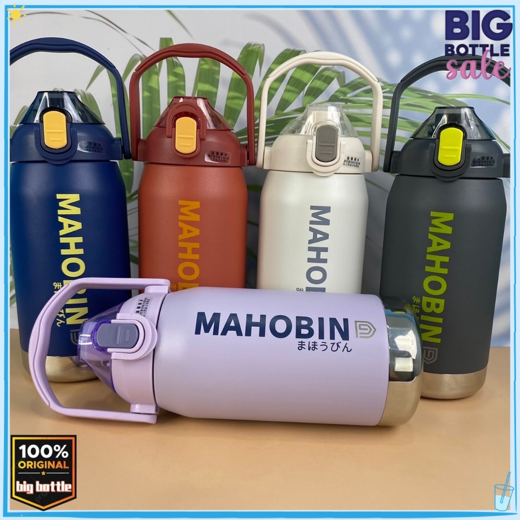 Mahobin แก้วเก็บความเย็น กระบอกน้ำ ขนาด1000 ML / 1200ML  สแตนเลส sus316  V4 รูปที่ 6