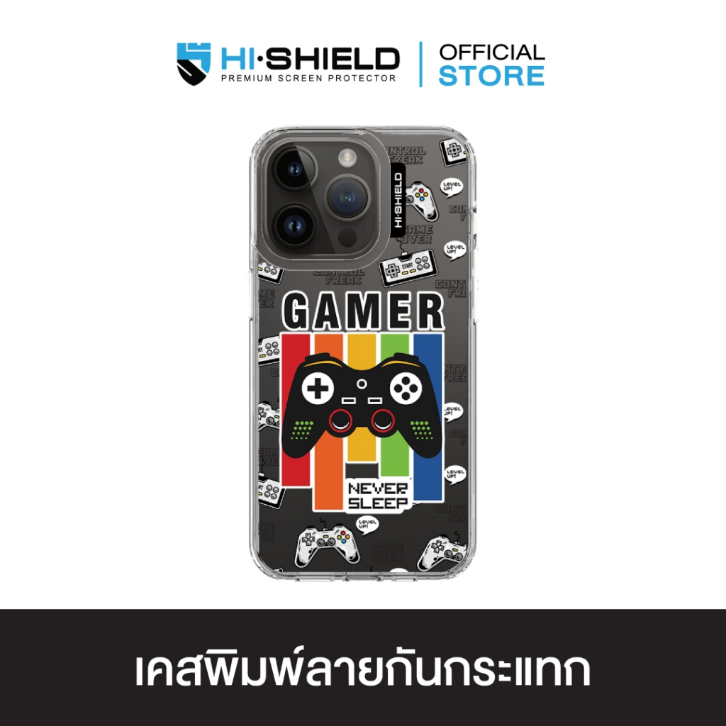 HI-SHIELD เคสใสกันกระแทก iPhone รุ่น Game2 [เคส iPhone14][เคส iPhone13]