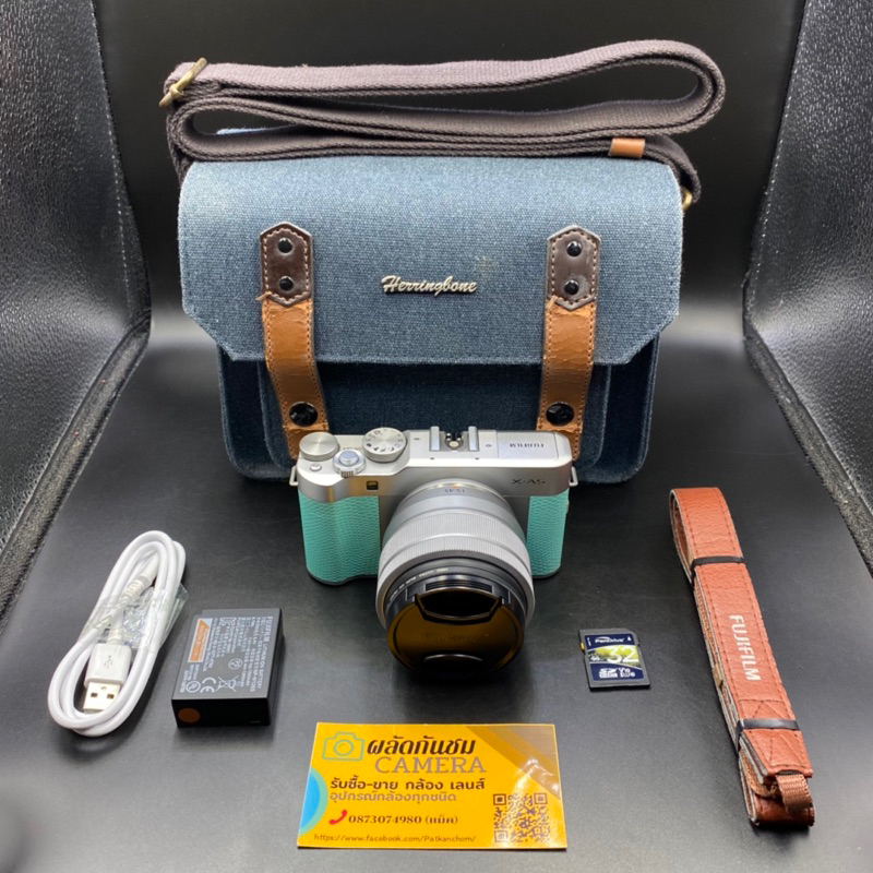 FUJIFILM X-A5+15-45mm 3.5-5.6 OIS PZ/สีเขียวมิ้น