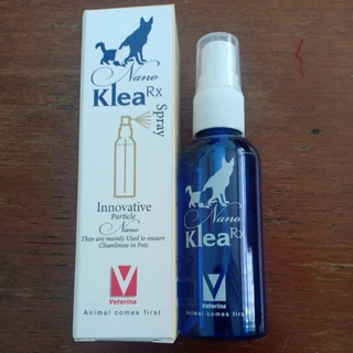 Nano Klea Spray นาโนสเปร์ย50ml สุนัข แมว สัตว์อื่นๆ(lotใหม่เปลี่ยนสีกล่อง)
