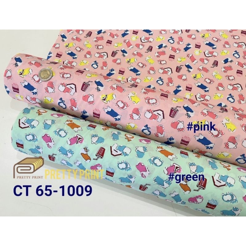 คอตต้อน100%พิมพ์ลาย CT 65-1009 (ขายเป็นหลา)