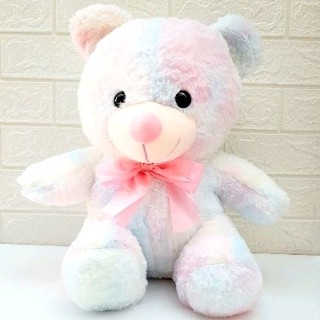 ตุ๊กตาหมีนั่ง ขนาด18"สีหวาน(ของใหม่)