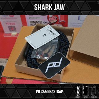 สายคล้องกล้องแฮนด์เมด สีดำ Camerastrap Shark jaw Peak design handmade black