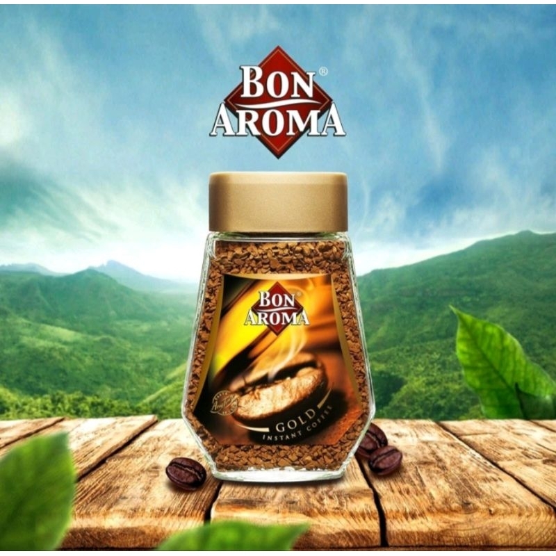 Bon Aroma Gold & Espresso instant Coffee กาแฟสำเร็จรูป บอนอ