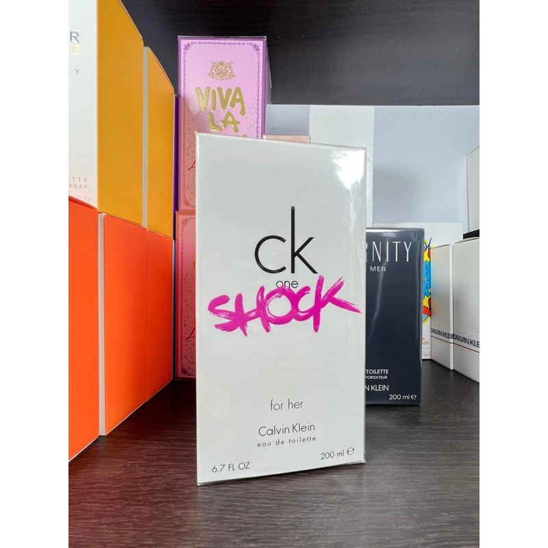 Ck One Shock for Her EDT **200ml กล่องซีล #calvinklein