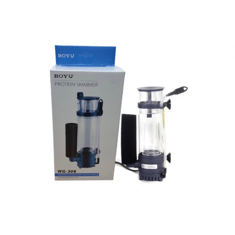 สกิมเมอร์ SKIMMER บ่อปลา ตู้ปลา BOYU WG308 สำหรับตู้ปลา มีปั๊มในตัว 1ชิ้น