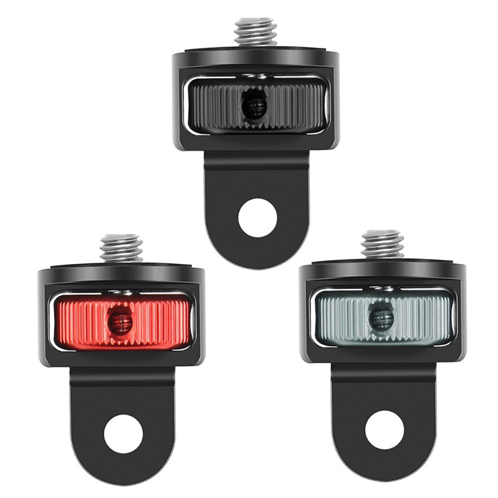 1/4 นิ้ว 360 องศา อะแดปเตอร์ขาตั้งกล้องอลูมิเนียม for GoPro / SJCAM / Xiaomi / Insta360 / Action Camera