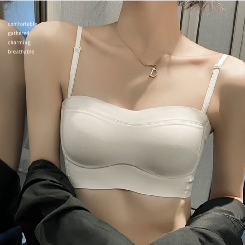 เสื้อในผู้หญิง ใส่ได้2แบบ B-066 เนื้อผ้าอย่างดี ถอดสายได้ ด้านหลังกากบาท สินค้าพร้อมส่ง - รูปที่ 5