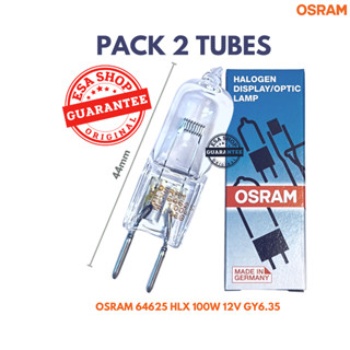 หลอดไฟแพ็ค 2 หลอดOSRAM 64625 HLX 100 W12V GY6.35