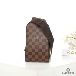 LOUIS VUITTON GERONIMOS 20 EBENE DAMIER GHW