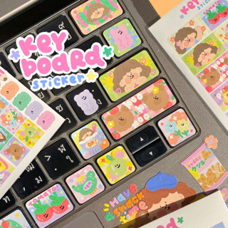 🧺 today mac keyboard UV sticker 🧸🫧