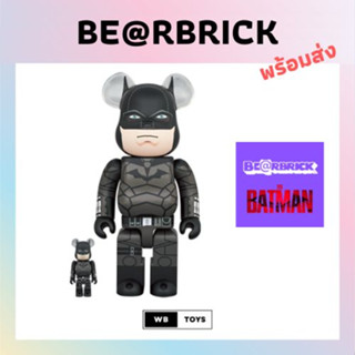 🌈พร้อมส่ง🌈 Bearbrick The Batman 400+100% ใหม่ไม่แกะ แบร์บริก แบร์บริคของเท้